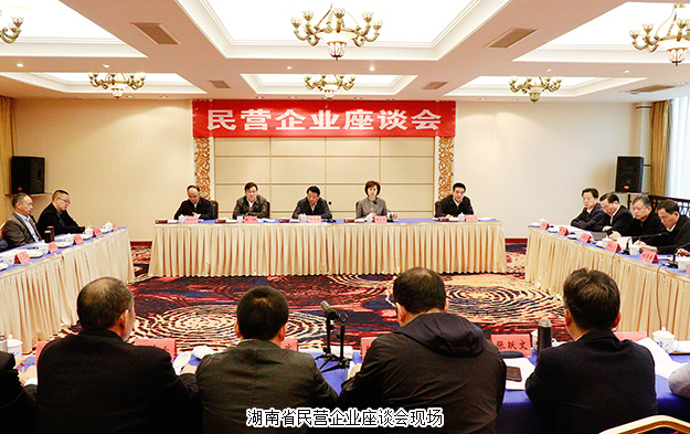 湖南省委統(tǒng)戰(zhàn)部省委政法委召開民企座談會，胡國安董事長受邀出席