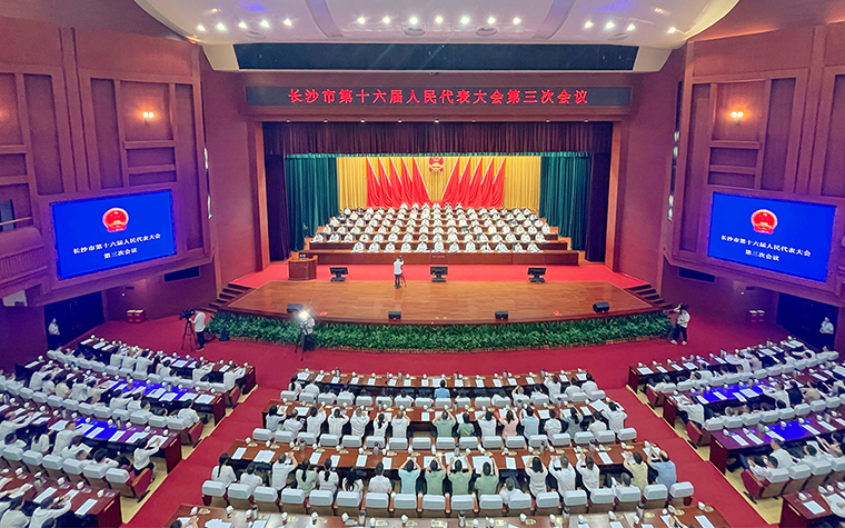 胡國(guó)安代表出席長(zhǎng)沙市第十六屆人民代表大會(huì)第三次會(huì)議